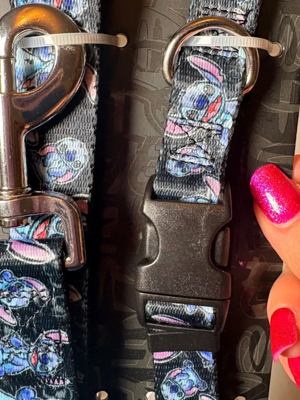 Disney Stitch Dog Collar and Leash set